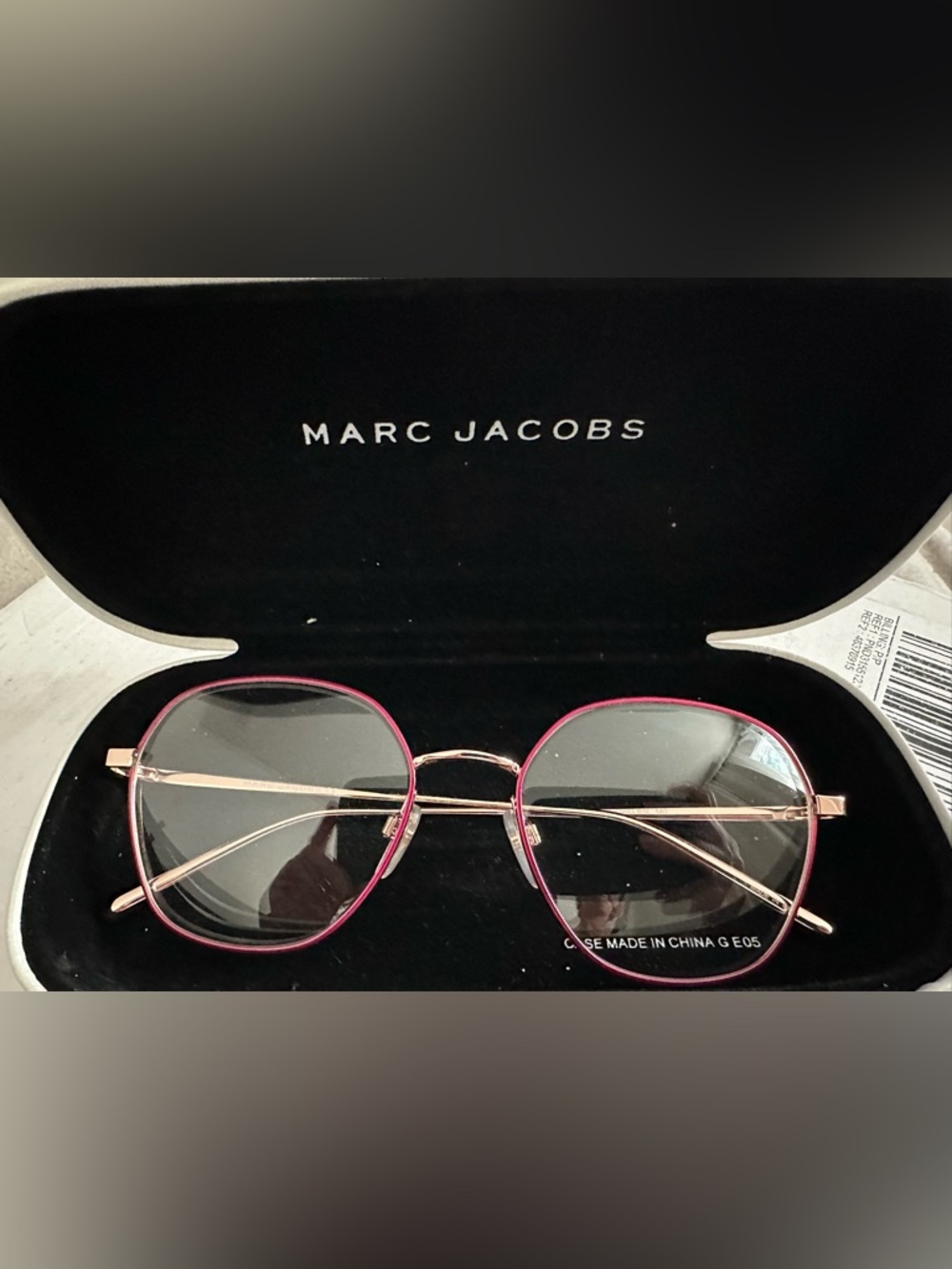 Marc Jacobs Women's Pink Round Metal Frame Sunglasses